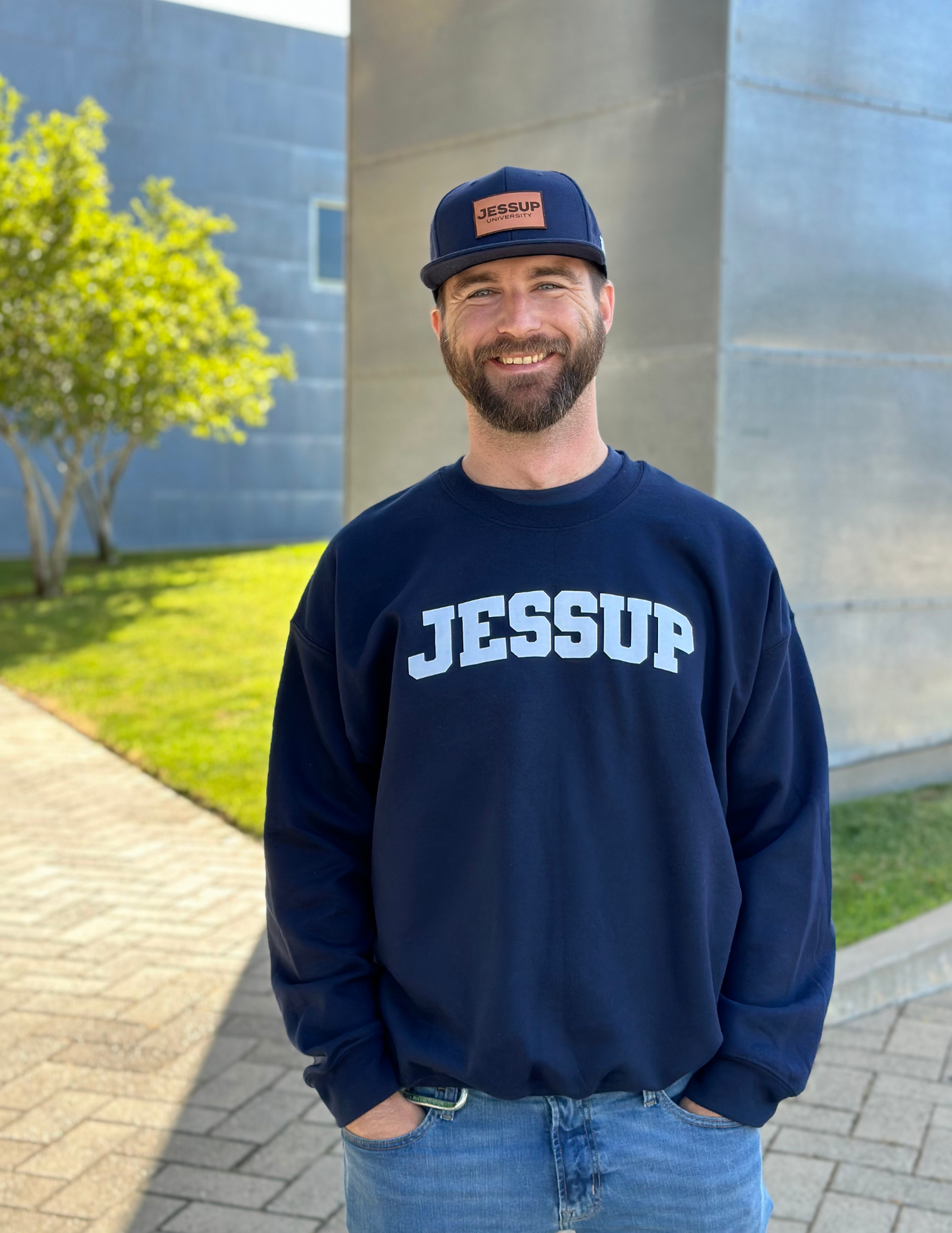 Navy Jessup Sweatshirt Crewneck