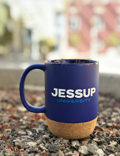 Cork Base Mug - Blue