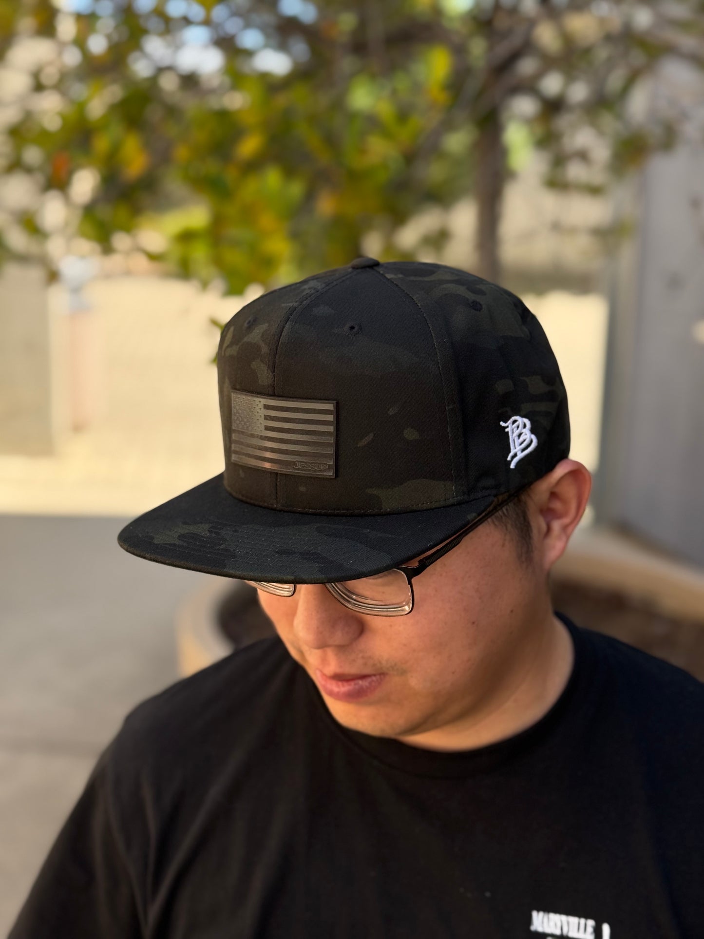 Branded Bills - Black Camo