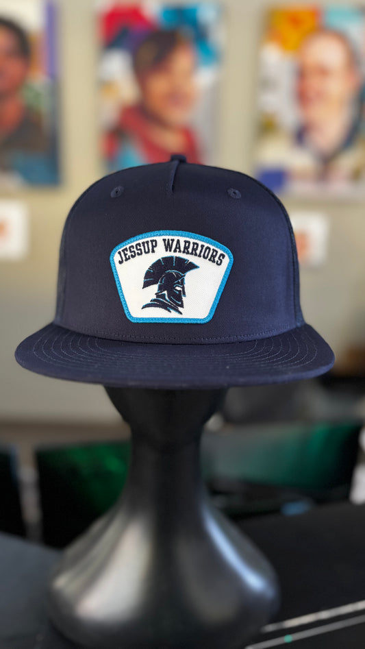 The Game - Navy Jessup Warriors Logo Trucker